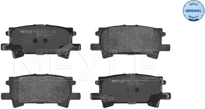 Produktbild von MEYLE 025 239 6715 Bremsbeläge Hinten für LEXUS RX (MHU3, GSU3, MCU3)
