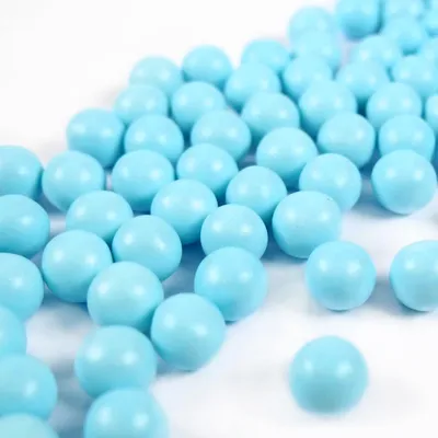 Produktbild von Streuselheld Schokokugeln Shiny Blau 10mm 240g Schöne Schokoladenstreusel für Kuchen, Desserts & Gebäck