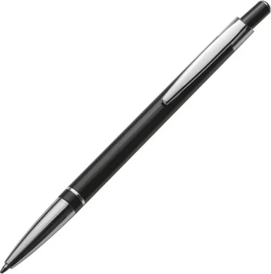 Produktbild von 10 Kugelschreiber / aus Metall / slimline / Kugelschreiberfarbe: schwarz