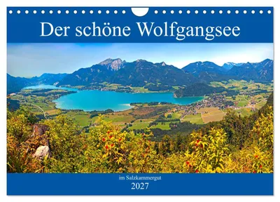 Produktbild von Der schöne Wolfgangsee im Salzkammergut (Wandkalender 2027 DIN A4 quer), CALVENDO Monatskalender