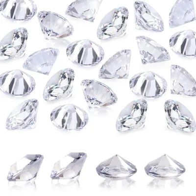 Productafbeelding van Deko Diamanten - 25 stuks - Tafeldecoratie - 30 mm acryl kristallen, transparant