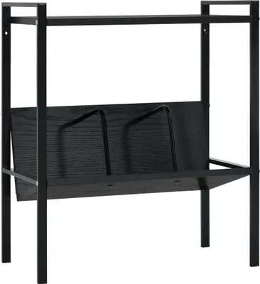 Image de Bibliothèque 2 niveaux Noir 52x28x59 cm bois d'ingénierie
