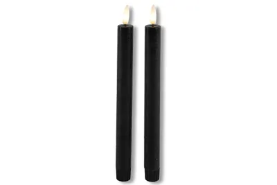 Zdjęcie produktu dla Cukiernica obiadowa rustykalna z LED czarna 24 cm - 2 szt