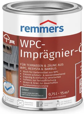 Immagine prodotto di Remmers Imprägnier-Öl WPC 2089 Grau 2,5 l