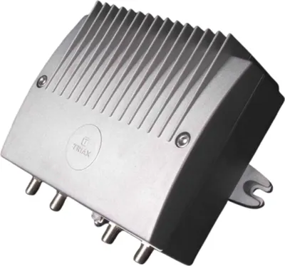 Produktbild von TRIAX Hausanschluss-Verstärker, VW 40/32 dB, 113 dBµV, RW 32/26 dB, Klasse D, F-Anschüss, 1 Stk.