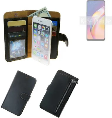 Produktbild von K-S-Trade Schutz Hülle kompatibel mit Oppo F19 Pro Klapphülle Case Phone cover Slim Handytasche Handy Hülle schwarz aus Kunstleder (1 Stk)