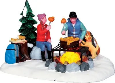 Productafbeelding van Kerstfiguur Campfire fondue LEMAX
