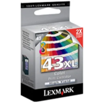 Produktbild von Lexmark #43XL Colour Print Cartridge, Magenta, Gelb, Tinte auf Pigmentbasis