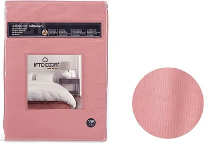 Immagine prodotto di Set di biancheria da letto rosa matrimoniale 3 pezzi