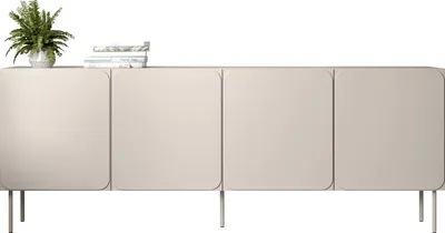 Produktbild von MIRJAN24 Kommode Rafael 200 4D mit vier Drehtüren (Farbe: Cashmere)