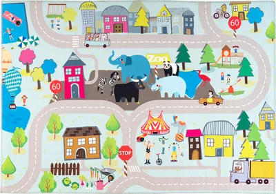 Produktbild von Obsession Teppich Torino Kids 231 Spielstraße 160x230cm
