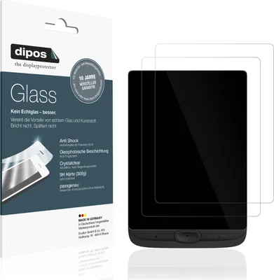 Produktbild von 2x Schutzfolie für PocketBook Pova 6 Neo 5G - Anti-Shock 9H Folie dipos Glass Kunststoffglas