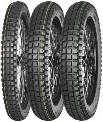 Produktbild von Mitas Motorradreifen car-tyres Enduro Hybrid ( 110/90-19 TT/TL 62P Hinterrad, M+S Kennung, Mischung Super, gelb )