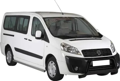 Obrázek produktu pro Ochranná lišta předního nárazníku pro Fiat Scudo 2007-2016 ø63mm ocelová černá ochrana