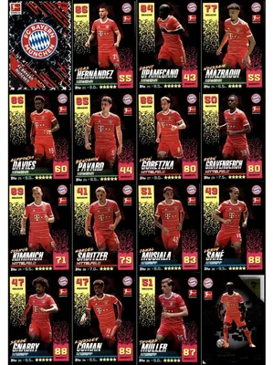 Produktbild von Topps Match Attax - 2022/23 - Mannschaftspaket - FC Bayern München