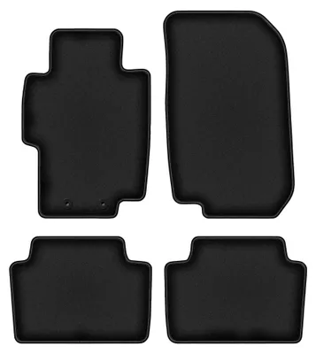 Productafbeelding van Velours automatten voor Honda Accord VII 2002-2008 (sedan/stationwagen) – 4-delig, zwart, op maat – Wielganizator DURBAN