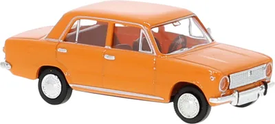 Produktbild von Modellfahrzeug Fiat 124, orange, 1966