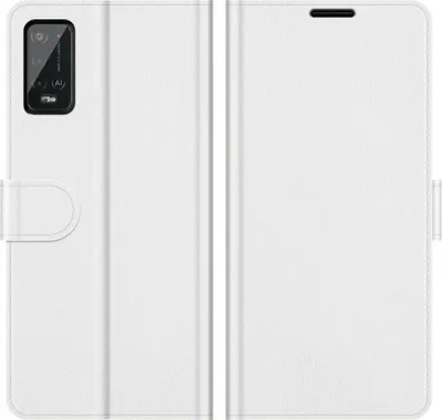 Produktbild von Mobigear Wallet  Wiko Power U20 Hülle Klapphülle Geldbörse - Weiß