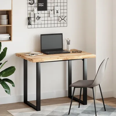 Image de Maison Exclusive - Plateau de bureau non traité 120 x 70 x 4 cm en bois massif d'acacia