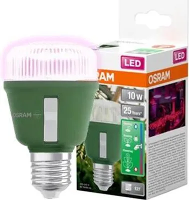 Zdjęcie produktu dla Żarówka LED do Roślin E27 10W 330lm 110° Wspomagająca Wzrost Doświetlająca STAR GROW Osram