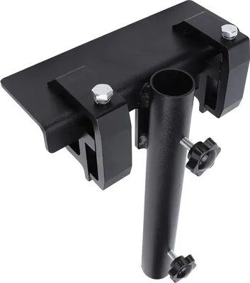 Image de Kit de montage latéral de mât de drapeau, support de mât de drapeau en fer inoxydable avec vis à bouton pour remorque de camion pick-up 0,8 à 1,5 pouces