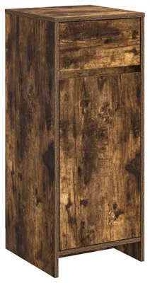 Obrázek produktu pro vidaXL Koupelnová skříňka, kouřový dub, 35 x 36,5 x 85 cm