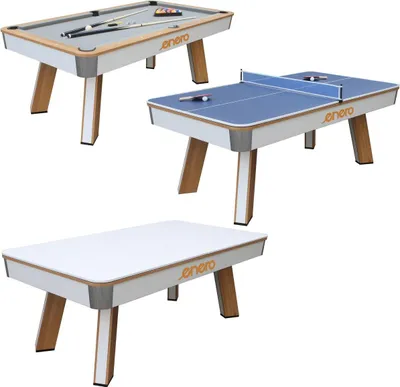 Produktbild von Multifunktionstisch 3 in 1 213,4x111,8x81,2 cm – Billard, Tischtennis & Esstisch, eleganter Spiel- und Esstisch von Enero für Zuhause, Büro & Freizeit