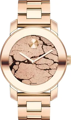 Produktbild von Movado Bold Damenuhr roségold Edelstahl elegante Designer Uhr