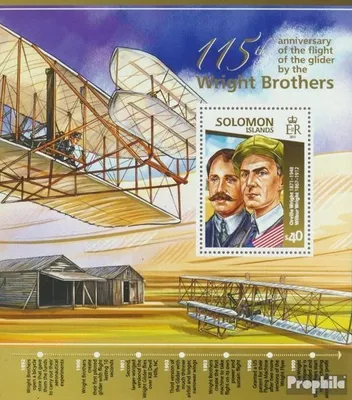 Produktbild von Briefmarken Salomoninseln 2015 Mi Block 386 (kompl. Ausg.) postfrisch Wright-Brüder