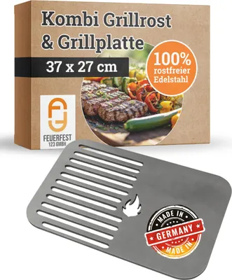 Produktbild von Kombi Grillrost & Grillplatte 37 x 27 cm