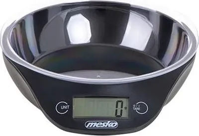 Zdjęcie produktu dla Mesko Home MS 3164, Elektroniczna waga kuchenna, 5 kg, 1 g, Czarny, Blat, Okrągły