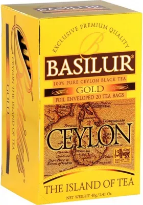Produktbild von Basilur - Schwarzer Tee aus Ceylon, bestehend aus den feinsten Teesorten, GOLD