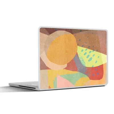 Produktbild von MuchoWow® Laptop Aufkleber Sticker Cover Abstrakt - Kunst - Regenbogen - Pastell 31x22.5 cm - Laptop-Deko