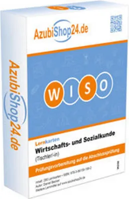 Obrázek produktu pro Lernkarten Wirtschafts- und Sozialkunde Tischler/-in Prüfungsvorbereitung