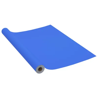 Immagine prodotto di vidaXL Pellicola autoadesiva per mobili blu lucido 500x90 cm PVC