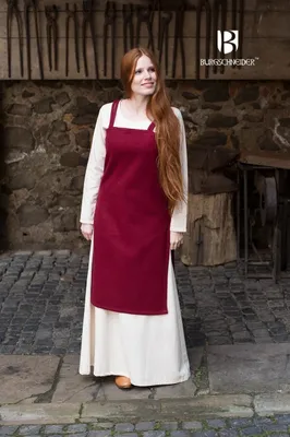 Produktbild von Wikinger Kleid Typ Trägerkleid Jodis Wolle Bordeaux M