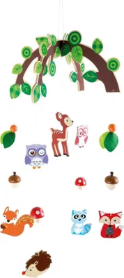 Produktbild von Small Foot Wooden Mobile Forest Animals