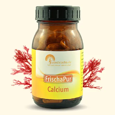 Produktbild von LebeFrischa Rotalgen Calcium Alge 90 Kapseln natürliche Calciumquelle