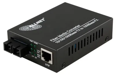 Produktbild von Z ALLNET Medienkonverter 10/100/1000BASE-T auf 1000BASE-LX Singlemode SC Anschluss 10km ALL-MC105G-SC-SM