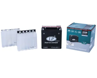 Produktbild von Batterie AGM 12V 14Ah für Motorrad Startbatterie MA LTX16-BS-1