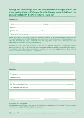 Produktbild von RNK Arbeitsvertrag DIN A4 SD 2x2 Bl geringfügig-/Teilzeit-Beschäftigte