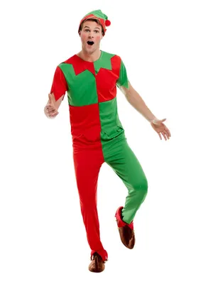 Produktbild von Klassisches Weihnachtself Kostüm für Herren