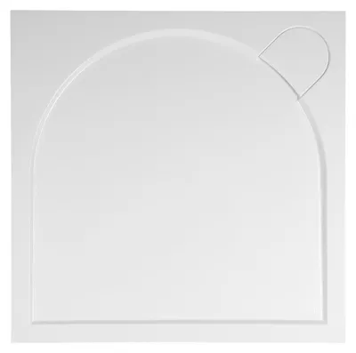Produktbild von Gelco LARCA Gussmarmor-Duschwanne, Quadrat 100x100cm