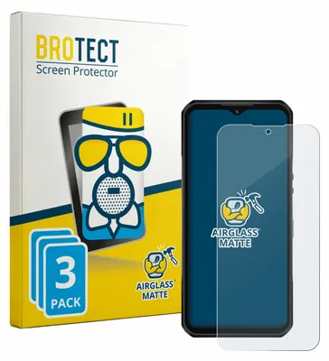 Produktbild von 3x BROTECT Entspiegelungs Schutzglas für Oukitel WP66 Schutzfolie Panzer Folie Glas Display Schutz matt