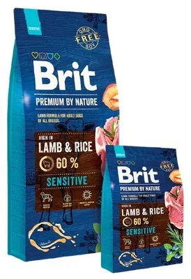 Zdjęcie produktu dla Brit Premium By Nature Sensitive Z Jagnięciną I Ryżem 15kg