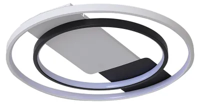 Zdjęcie produktu dla LED plafon 50W 3CCT biały/czarny z pilotem V-TAC