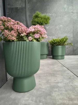 Image de Prosperplast s.r.o. Pot de fleurs MILLY vert foncé 39 cm