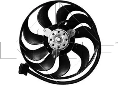 Produktbild von NRF 47376 Lüfter Motorkühlung Kühlerlüfter für VW Golf IV Schrägheck (1J1) Wasserkühler