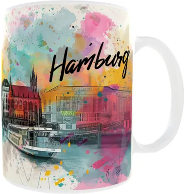 Obrázok produktu pre Hrnček 330ml NEW Dovolenkový výlet Hamburg Nemecko v3
