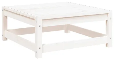 Obrázok produktu pre vidaXL Záhradná stolička biela 70x70x30 cm z masívneho borovicového dreva